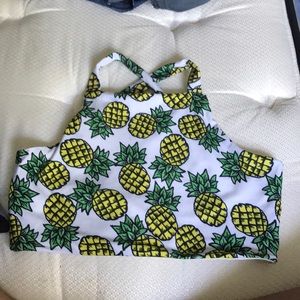 pineapple bikini top